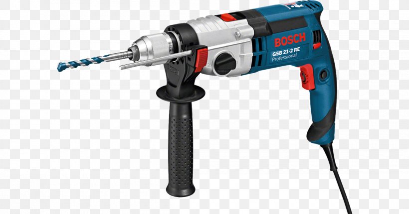 Impact Driver Hammer Drill Augers Robert Bosch GmbH Bosch GSB 21-2 RE Professional, PNG, 1200x630px, Impact Driver, Augers, Bosch Power Tools, Chuck, Drill Download Free