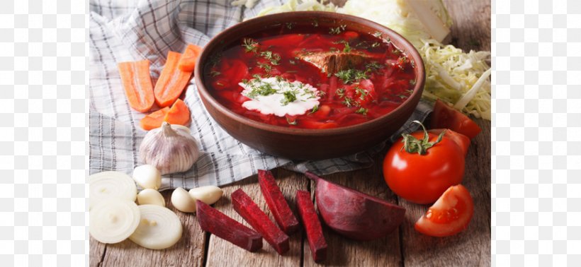 Borscht Russian Cuisine Pelmeni Soup Food, PNG, 872x402px, Borscht, Condiment, Cookware And Bakeware, Cuisine, Dip Download Free