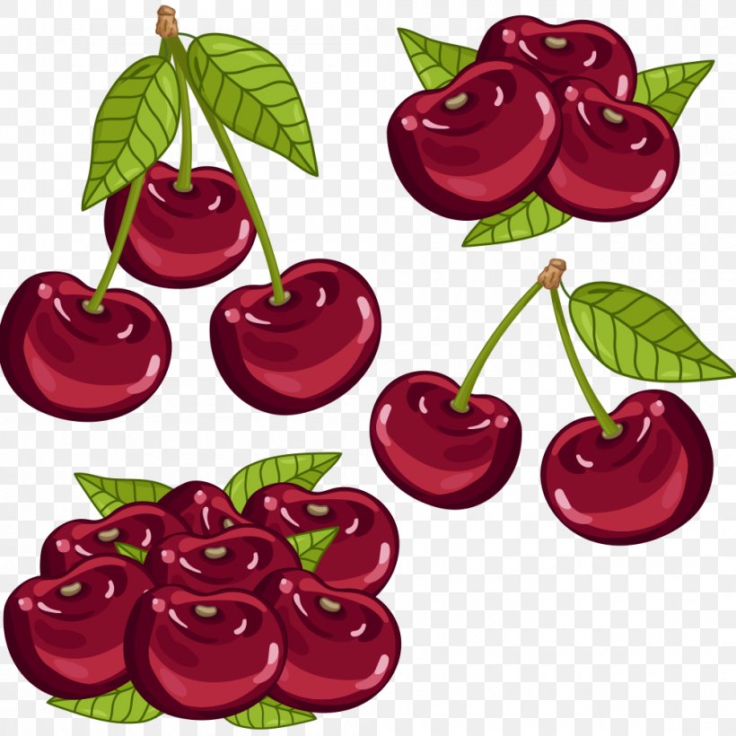 Cherry Auglis Cartoon, PNG, 1000x1000px, Cherry, Apple, Auglis, Carambola, Cartoon Download Free