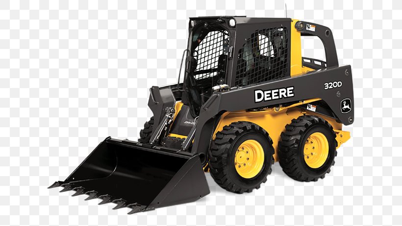 John Deere Skid-steer Loader Heavy Machinery Tracked Loader, PNG, 642x462px, John Deere, Architectural Engineering, Automotive Exterior, Automotive Tire, Automotive Wheel System Download Free