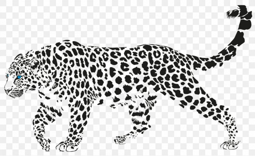 Leopard Cheetah Vector Graphics Illustration Image, PNG, 1000x611px, Leopard, Animal Figure, Art, Big Cats, Black Download Free