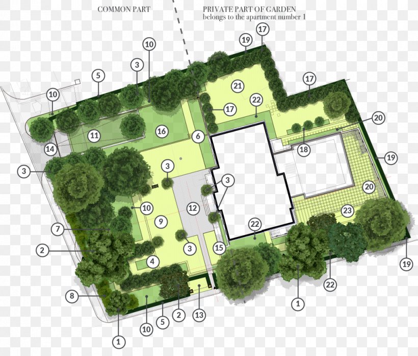 Garden Tree Villa Plan Palace, PNG, 1020x868px, Garden, Architecture, Area, Beach, Floor Plan Download Free