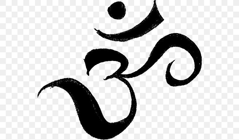 Om Symbol Ohm Hinduism Clip Art, PNG, 566x482px, Symbol, Artwork, Black, Black And White, Buddhism Download Free