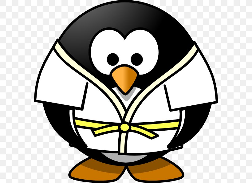 Penguin Judo Clip Art, PNG, 600x594px, Penguin, Artwork, Beak, Bird, Flightless Bird Download Free