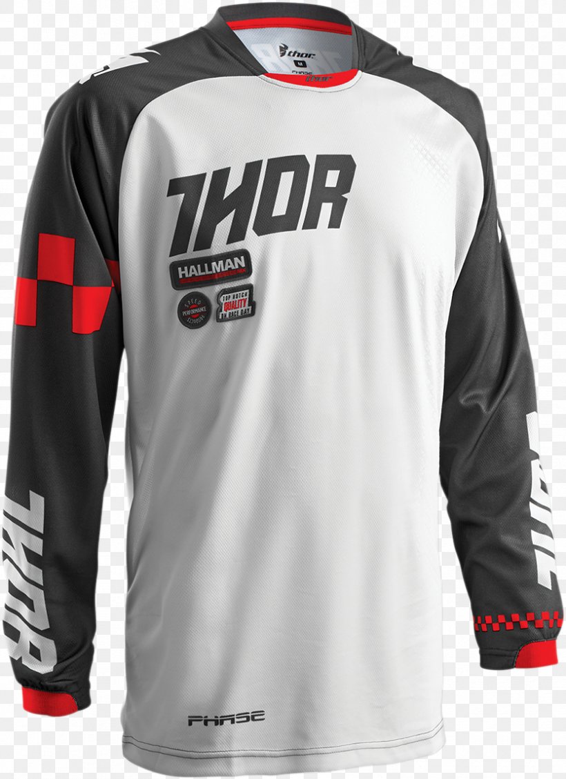 Thor T-shirt Jersey Clothing Motocross, PNG, 835x1150px, Thor, Active Shirt, Black, Brand, Clothing Download Free