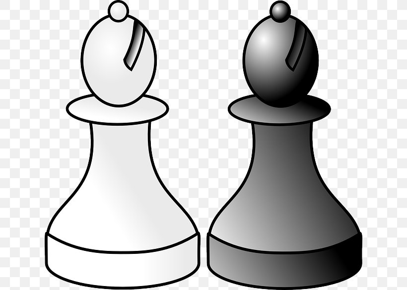 Chess Piece Clip Art Bishop Knight, PNG, 640x586px, Chess, Bishop, Blackandwhite, Chess Piece, Chessboard Download Free
