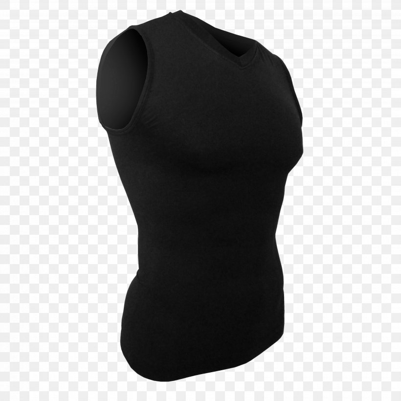 Gilets Sleeveless Shirt Shoulder, PNG, 3500x3500px, Gilets, Active Shirt, Active Tank, Black, Black M Download Free