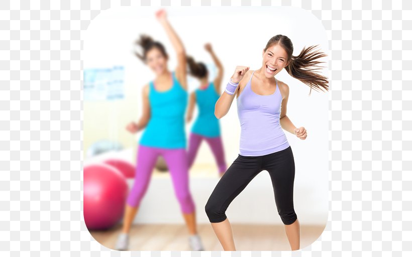 Zumba Aerobic Exercise Dance Fitness Centre, PNG, 512x512px, Watercolor, Cartoon, Flower, Frame, Heart Download Free
