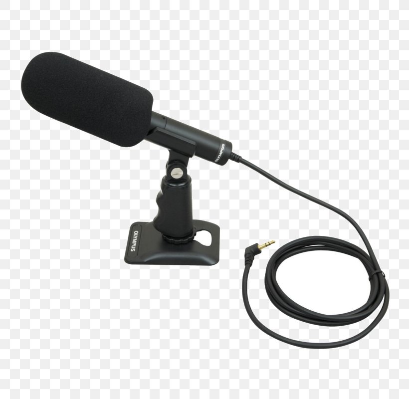 Olympus ME 31 Compact Gun Microphone N2277526 Firearm Shure VP83　LensHopper, PNG, 800x800px, Microphone, Audio, Audio Equipment, Dictation Machine, Electronic Device Download Free