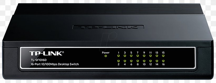 Network Switch Fast Ethernet TP-Link Computer Port, PNG, 2675x1033px, Network Switch, Audio Receiver, Computer Port, Electrical Cable, Electronics Download Free