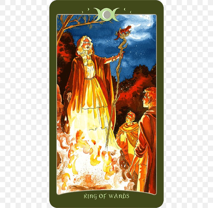 The Book Of Shadows Tarot Suit Of Wands Playing Card, PNG, 600x800px, Book Of Shadows, Barbara Moore, Book, King, King Of Wands Download Free