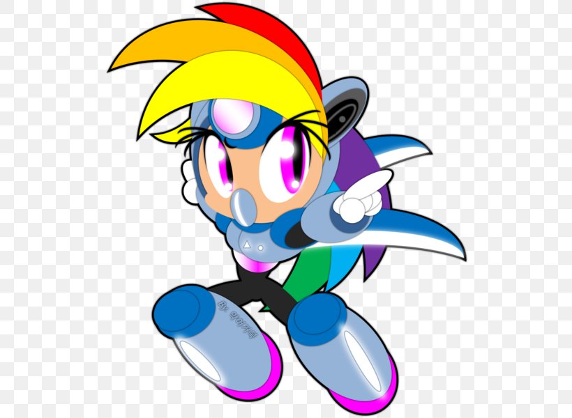 Mega Man & Bass Rainbow Dash Mega Man X Equestria, PNG, 537x600px, Mega Man, Art, Artwork, Equestria, Fictional Character Download Free