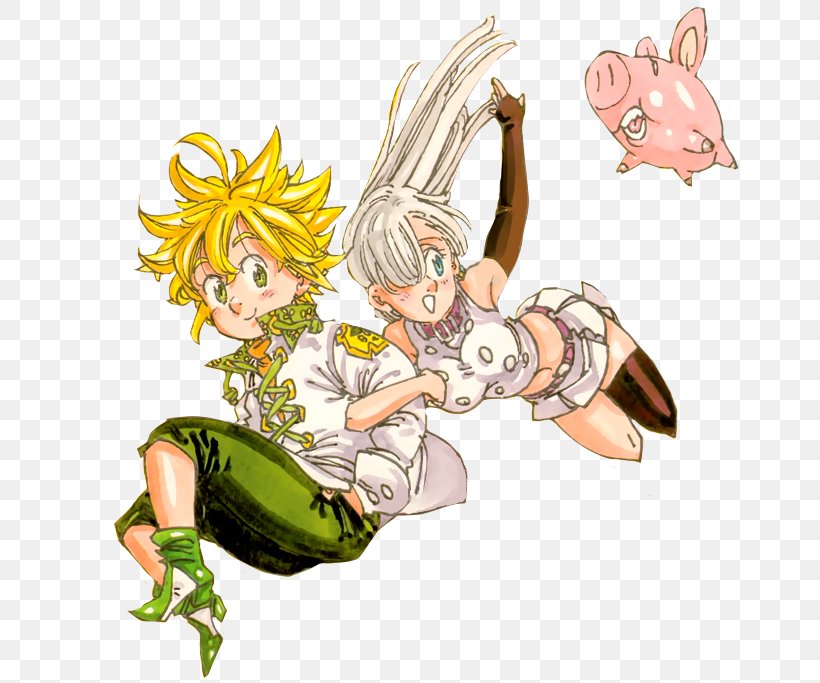 Meliodas The Seven Deadly Sins Sir Gowther, PNG, 689x683px, Watercolor, Cartoon, Flower, Frame, Heart Download Free