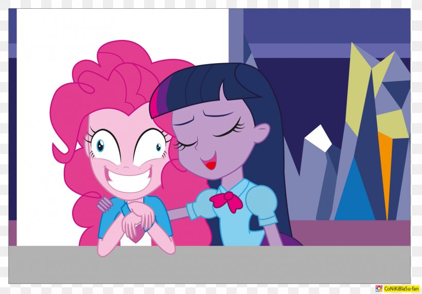 Pinkie Pie Twilight Sparkle My Little Pony: Friendship Is Magic Applejack, PNG, 1820x1272px, Watercolor, Cartoon, Flower, Frame, Heart Download Free