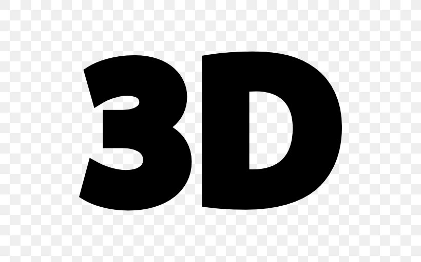 Three-dimensional Space Logo, PNG, 512x512px, 3d Computer Graphics, 3d Film, Threedimensional Space, Black And White, Brand Download Free
