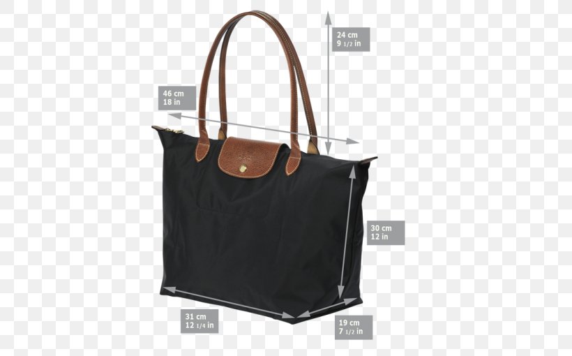 Tote Bag Longchamp 'Le Pliage' Backpack Handbag, PNG, 510x510px, Bag, Black, Brand, Brown, Fashion Accessory Download Free