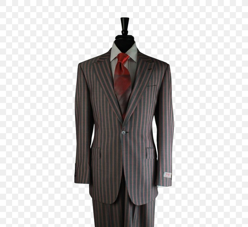 Tuxedo Pin Stripes Suit Blazer, PNG, 500x750px, Tuxedo, Beige, Black, Blazer, Brown Download Free