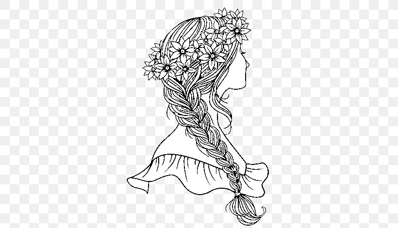 Drawing Illustration Braid Sketch Coloring Book, PNG, 600x470px, Drawing, Arm, Art, Artwork, Black And White Download Free
