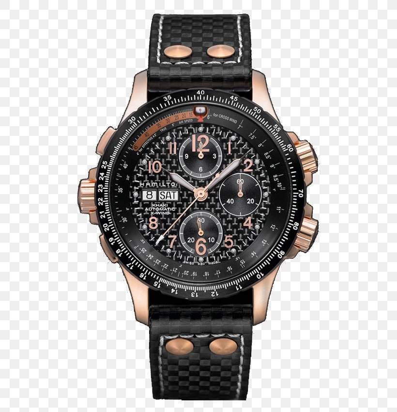 Hamilton Men's Khaki Aviation X-Wind Auto Chrono Hamilton Watch Company Chronograph Watch Strap, PNG, 557x849px, Hamilton Watch Company, Automatic Watch, Brand, Chronograph, Chronometer Watch Download Free