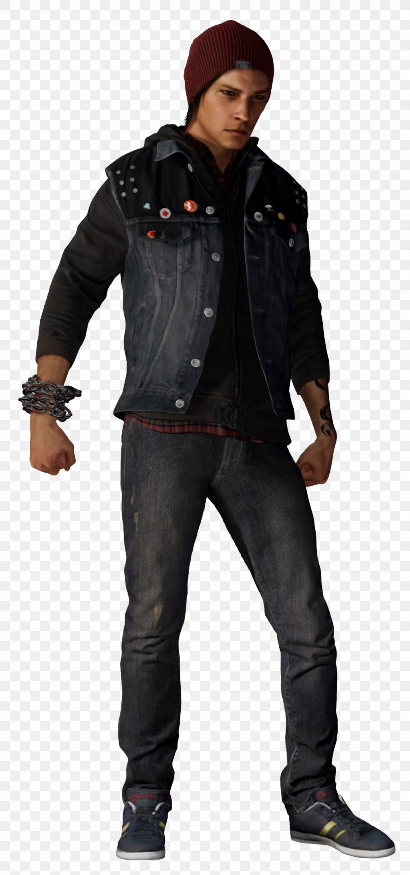 Infamous Second Son Infamous 2 Infamous First Light PlayStation 4, PNG, 1024x2184px, Infamous Second Son, Cole Macgrath, Costume, Delsin Rowe, Denim Download Free