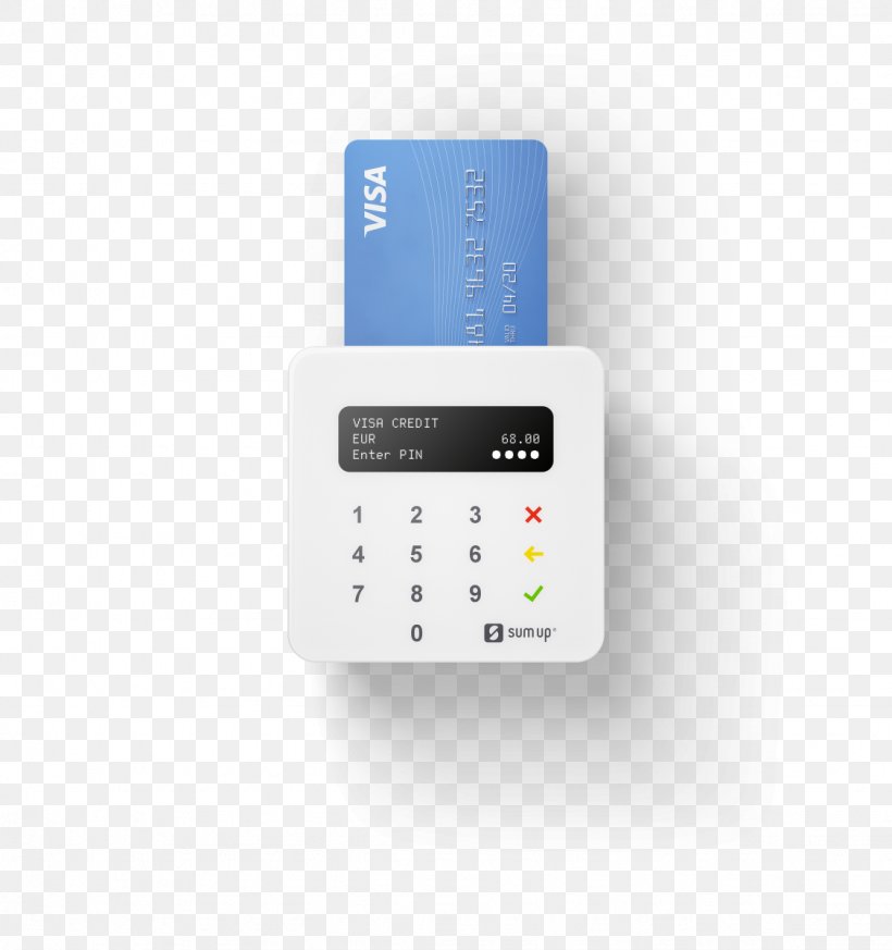 Payment Terminal SumUp Card Reader Point Of Sale Electronics, PNG, 1126x1200px, Payment Terminal, Blagajna, Bluetooth, Business, Card Reader Download Free