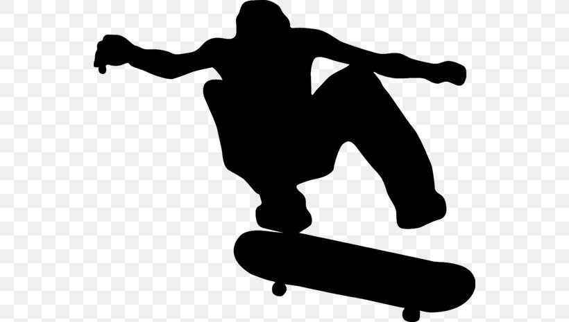 Skateboarding Extreme Sport Clip Art, PNG, 550x465px, Skateboarding, Black, Black And White, Bmx, Extreme Sport Download Free