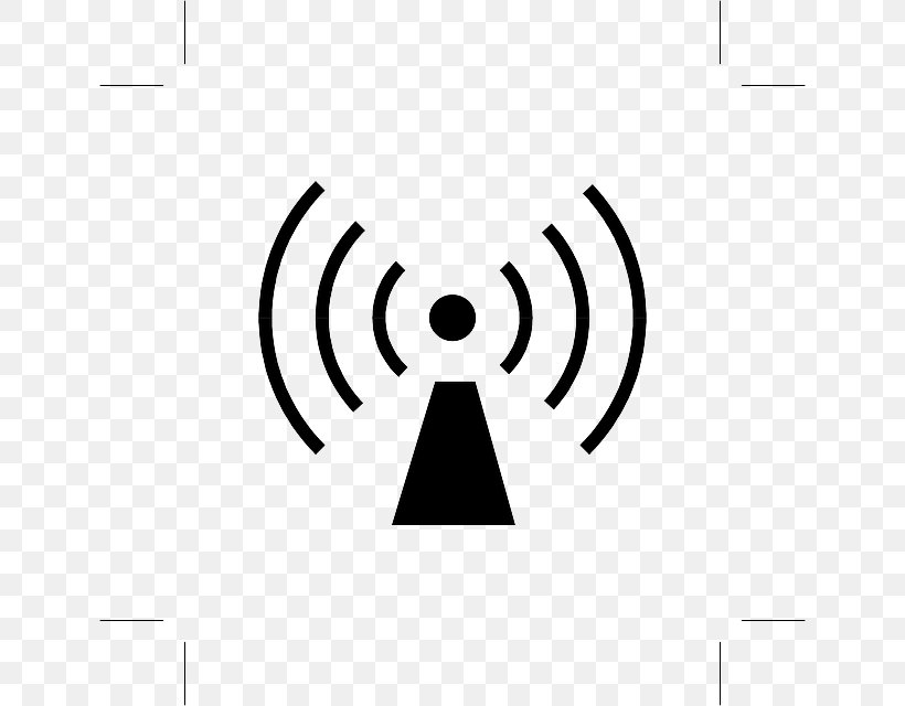 Wi-Fi Logo Electromagnetic Field Symbol Clip Art, PNG, 640x640px, Wifi, Area, Black, Black And White, Brand Download Free