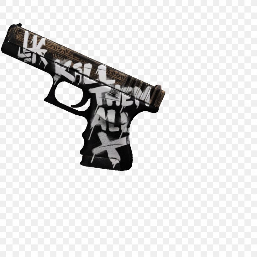 Firearm Weapon Glock Ges.m.b.H. Pistol, PNG, 1024x1024px, Firearm, Air Gun, Black, Drawing, Glock Download Free