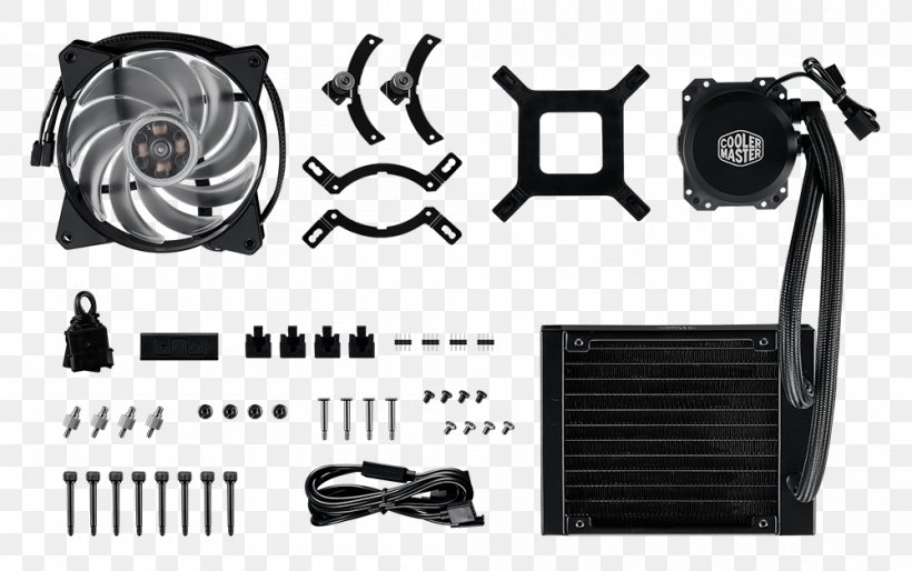 Socket AM4 Intel Cooler Master Computer System Cooling Parts Water Cooling, PNG, 1000x628px, Socket Am4, Auto Part, Automotive Exterior, Automotive Lighting, Black And White Download Free