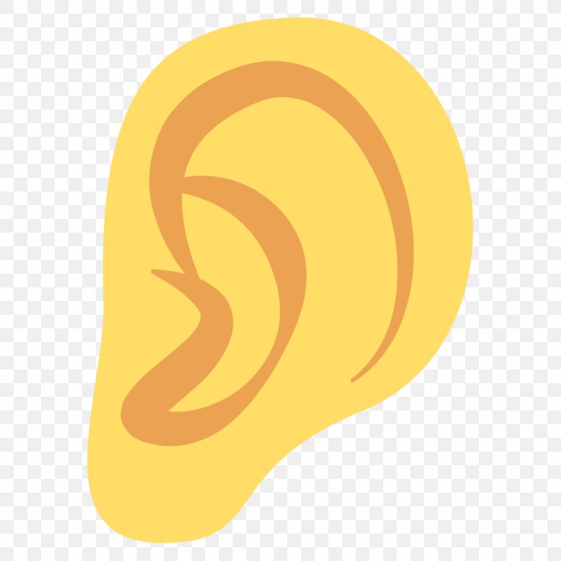 Ear Emoji Face Emoticon Smiley, PNG, 1024x1024px, Ear, Crying, Dizziness, Emoji, Emoticon Download Free