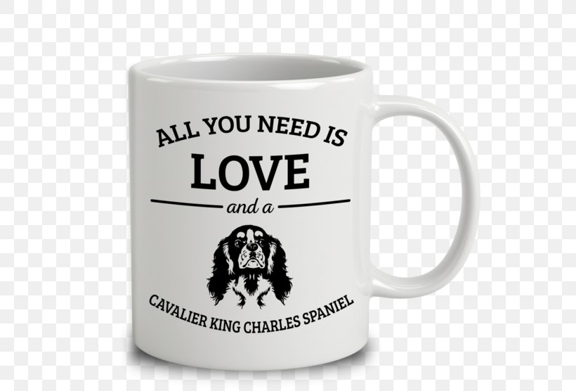Cavalier King Charles Spaniel Coffee Cup Pet, PNG, 600x556px, Cavalier King Charles Spaniel, Animal Breeding, Beverages, Brand, Coffee Download Free