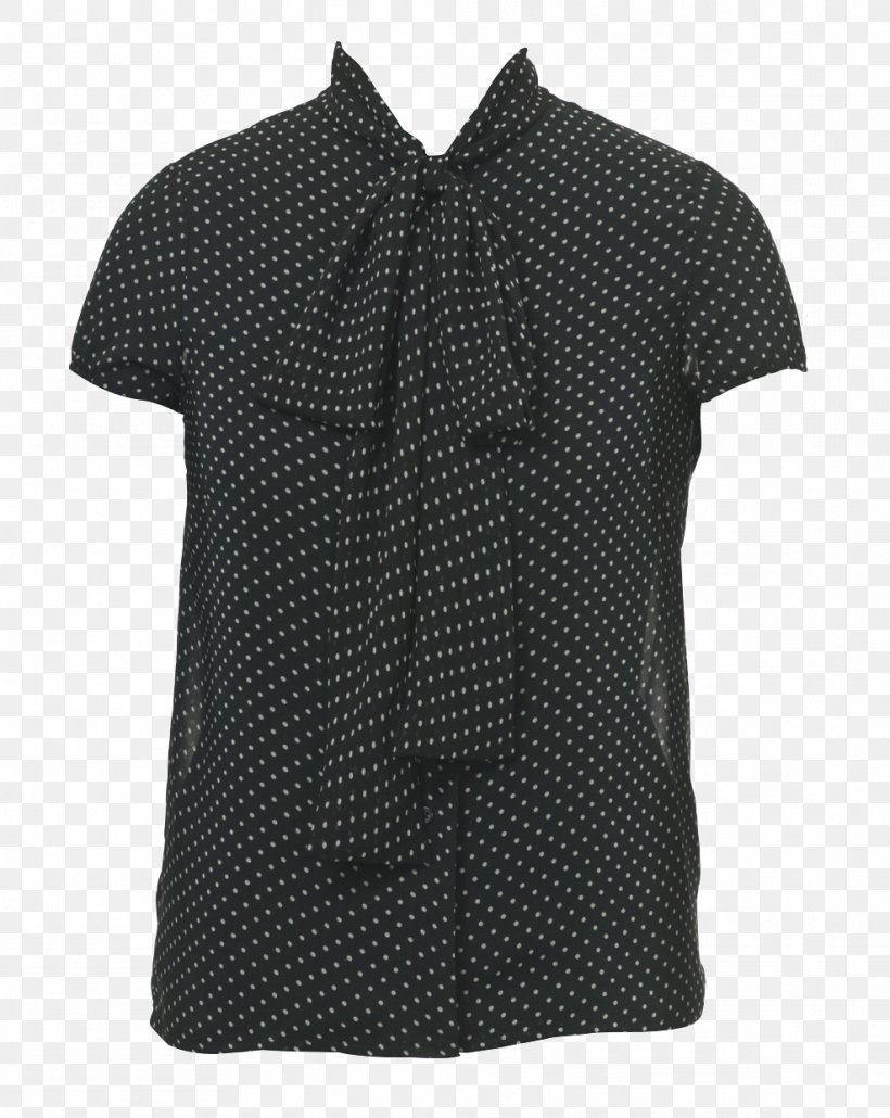 Blouse Polka Dot Sleeve Neck, PNG, 987x1240px, Blouse, Black, Black M, Clothing, Neck Download Free