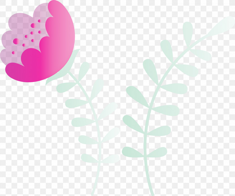 Leaf Pink Plant Branch Flower, PNG, 3000x2513px, Spring Flower, Branch, Cartoon, Flower, Heart Download Free