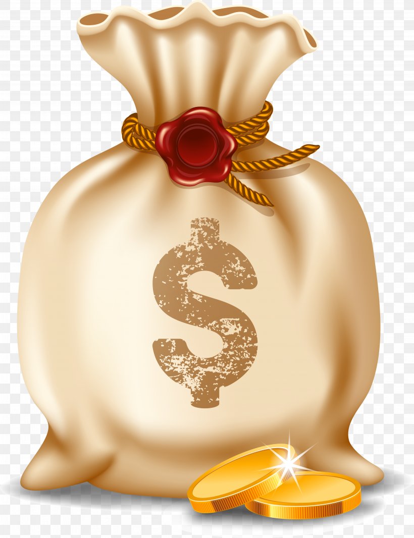 Money Bag Clip Art, PNG, 4234x5507px, Bag, Cartoon, Gold, Gold Coin, Money Bag Download Free