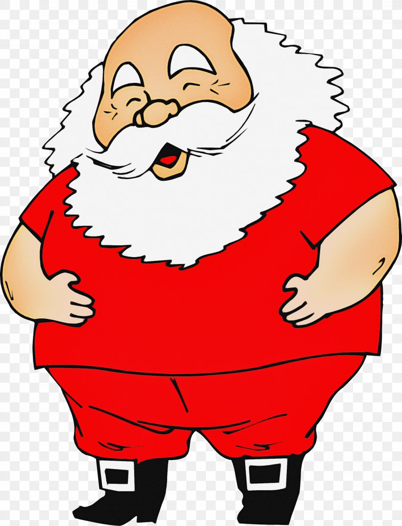 Santa Claus Cartoon, PNG, 1979x2588px, Santa Claus, Beard, Cartoon, Christmas And Holiday Season, Christmas Day Download Free