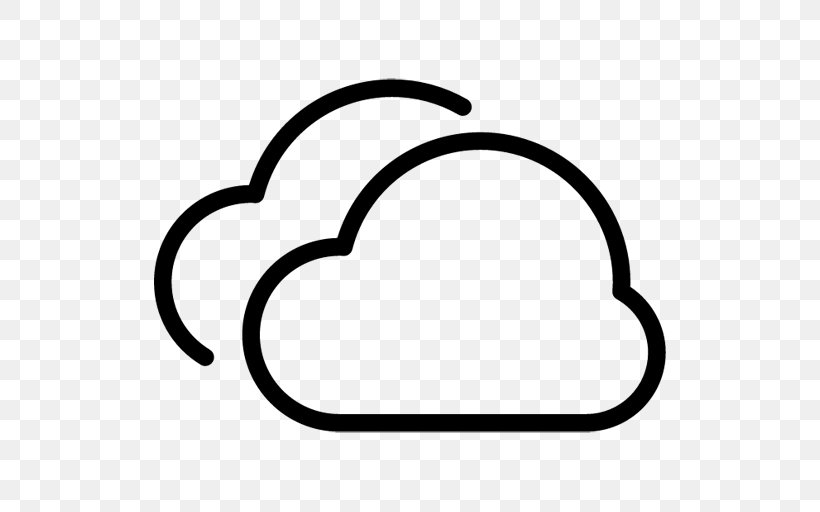 Cloud Download Clip Art, PNG, 512x512px, Cloud, Area, Black And White, Cloud Computing, Computer Servers Download Free