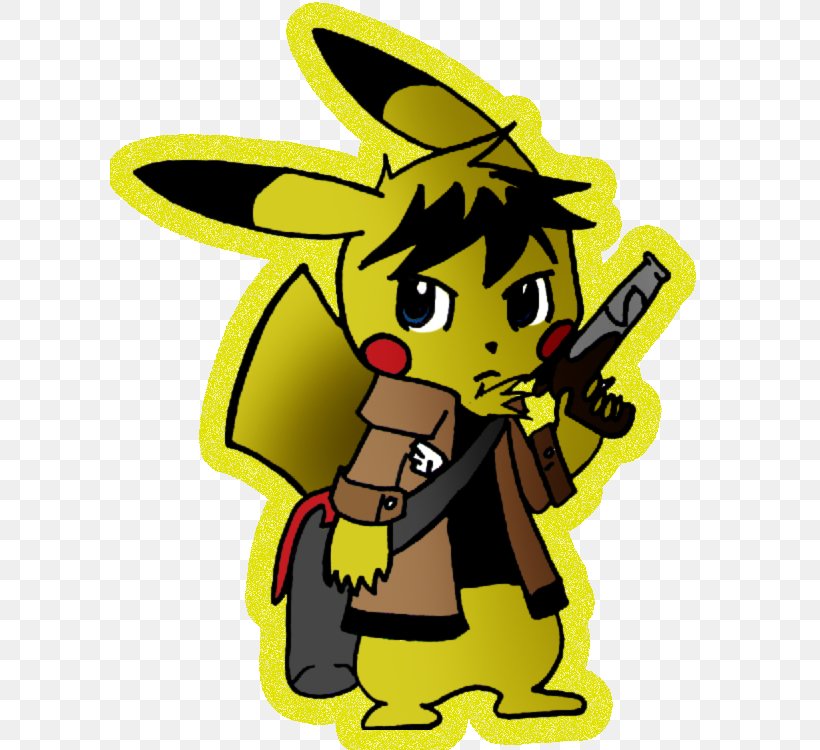 Pikachu Pokémon Platinum Pokémon Trainer Firearm, PNG, 600x750px, Watercolor, Cartoon, Flower, Frame, Heart Download Free