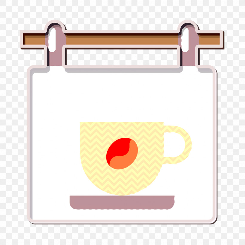 Signboard Icon Coffee Shop Icon, PNG, 1120x1120px, Signboard Icon, Coffee Shop Icon, Rectangle, Yellow Download Free