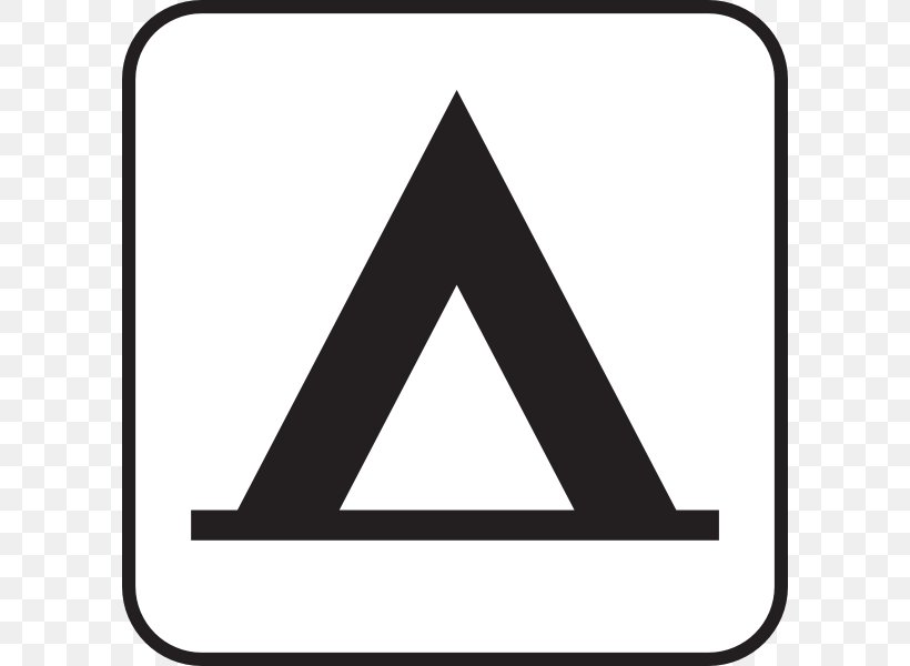 Camping Symbol Campsite Tent Clip Art, PNG, 600x600px, Camping, Area, Black And White, Campsite, Hiking Download Free