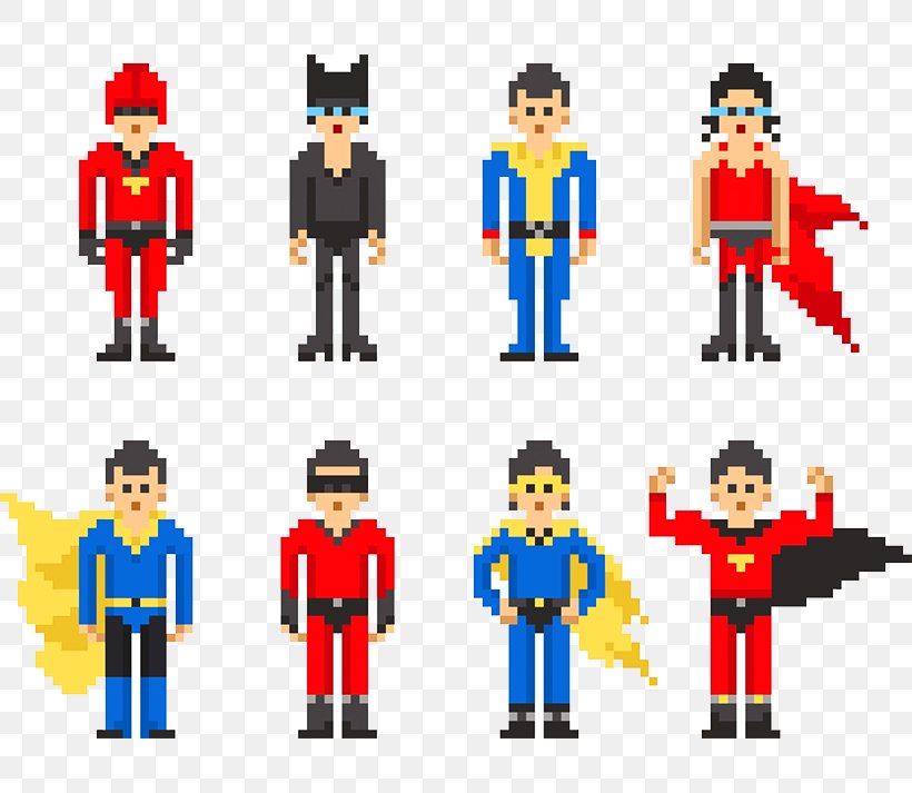 Clark Kent Pixel Cartoon, PNG, 820x713px, Clark Kent, Art, Cartoon, Character, Fictional Character Download Free