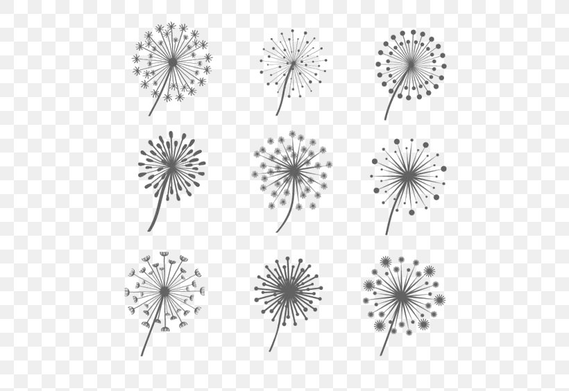 Common Dandelion Drawing Pissenlit Euclidean Vector, PNG, 564x564px, Common Dandelion, Area, Black, Black And White, Dandelion Download Free