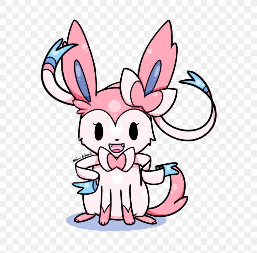 Domestic Rabbit Sylveon Eevee Clip Art Pokémon Black 2 And White 2, PNG, 969x954px, Watercolor, Cartoon, Flower, Frame, Heart Download Free