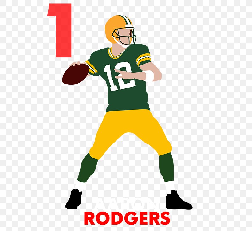 Green Bay Packers NFL Quarterback Cartoon Clip Art, PNG, 528x752px, Green Bay Packers, Aaron Rodgers, Andrew Luck, Area, Artwork Download Free