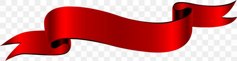 Label Red Ribbon Silk Banner, PNG, 6086x1591px, Text, Product Design, Red Download Free