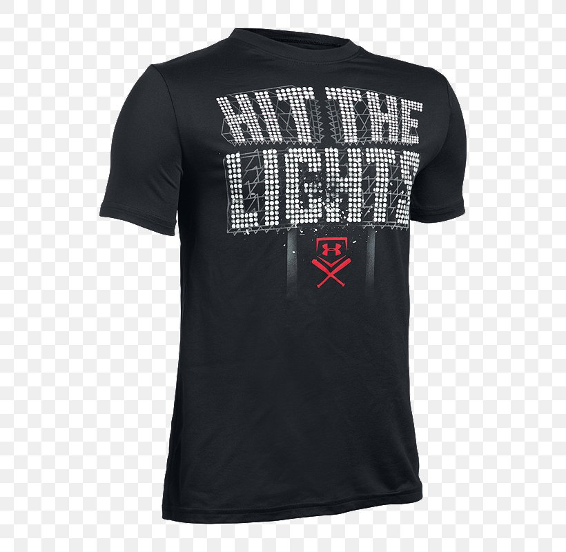 Under Armour Boys Hit The Lights Short Sleeve T-Shirt, Youth Large, Midnight Navy (410) Polo Shirt, PNG, 800x800px, Tshirt, Active Shirt, Black, Black M, Brand Download Free