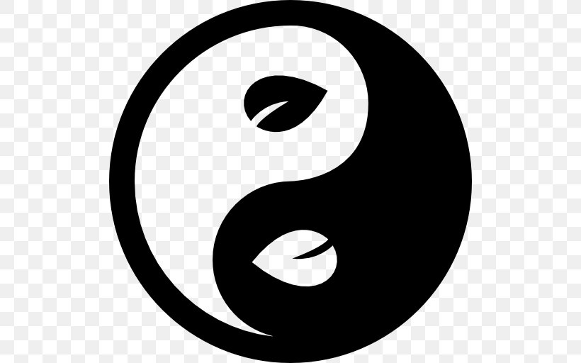 Yin And Yang Symbol, PNG, 512x512px, Yin And Yang, Area, Black, Black And White, Eye Download Free