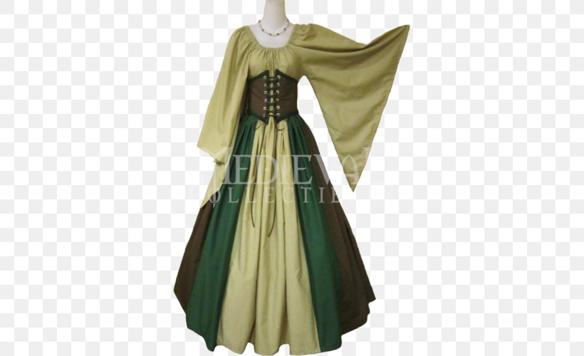Middle Ages Dress Clothing Costume Fashion, PNG, 500x500px, Middle Ages, Ball Gown, Clothes Hanger, Clothing, Costume Download Free