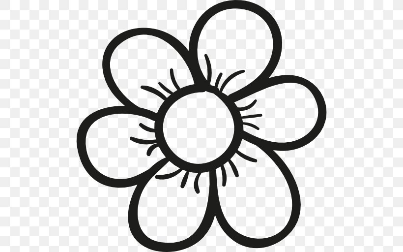 Clip Art Psd, PNG, 512x512px, Common Daisy, Artwork, Black And White, Body Jewelry, Flower Download Free
