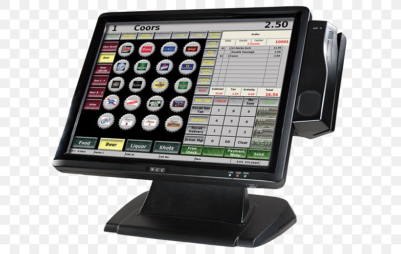 Point Of Sale Retail Cash Register System Sales, PNG, 620x520px, Point Of Sale, Cash Register, Computer, Delivery, Display Device Download Free