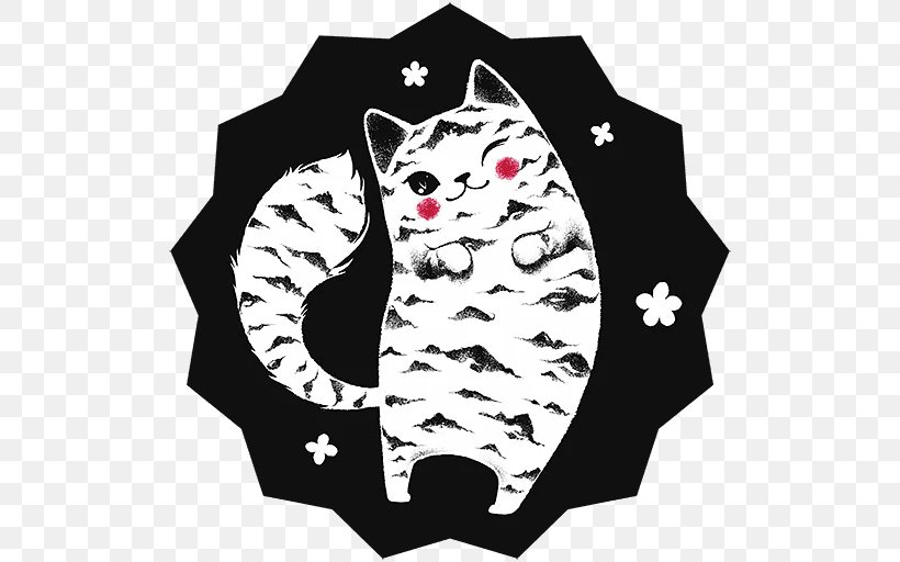 Cat Sticker Telegram Clip Art, PNG, 512x512px, Cat, Animal, Black, Brand, Carnivoran Download Free